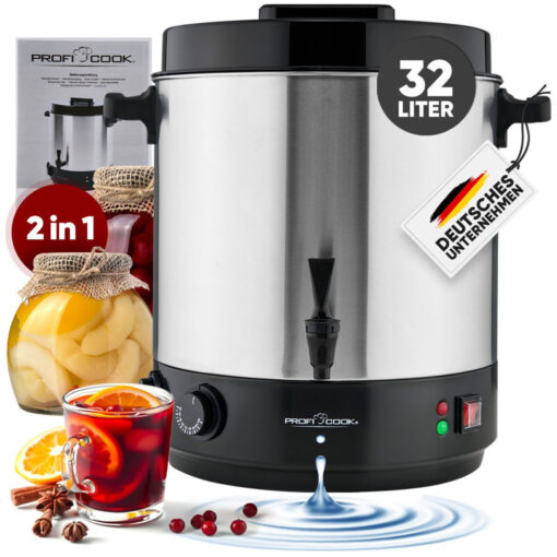 Profi Cook Θερμομάγειρας με Χωρητικότητα 1lt Ασημί - Image 3
