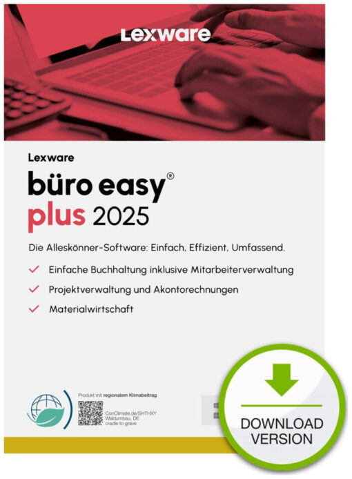 Lexware Esd Γραφείο Easy Plus 2025 Απεριόριστη Διάρκεια Λήψη