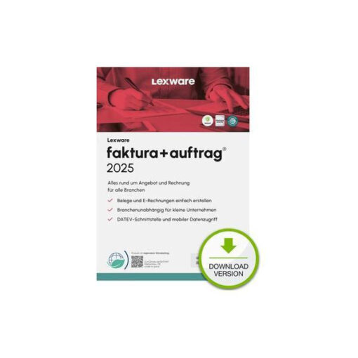 Lexware Esd Invoice + Order 2025 Download Annual Version