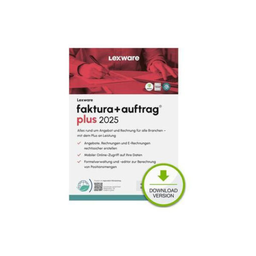 Lexware Esd Invoice + Order Plus 2025 Download Annual Version
