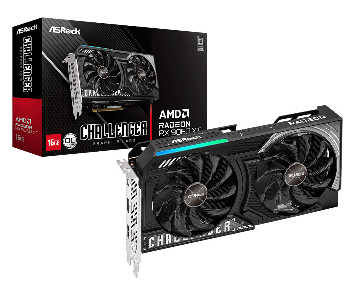 ASRock Radeon RX 9060 XT 16GB Challenger OC