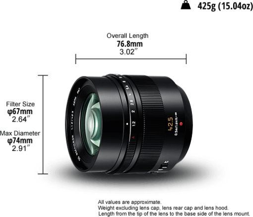 Panasonic Leica DG Nocticron 42.5mm f/1.2 Asph/Power OIS Crop Frame για Micro Four Thirds (MFT) Μount - Image 2