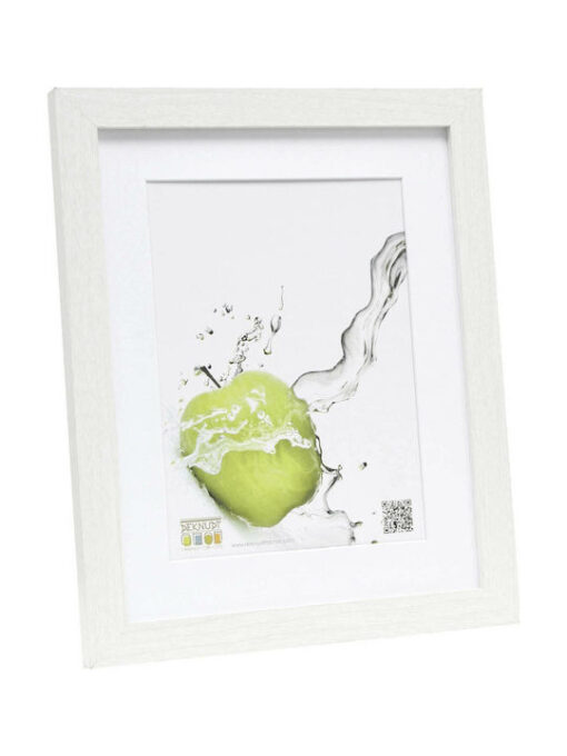 Deknudt Κορνίζα Ξύλινη S66KF1 30x40cm με Λευκό Πλαίσιο White