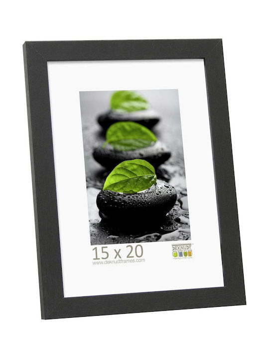 Deknudt Κορνίζα Ξύλινη S44CF2 15x20cm Black
