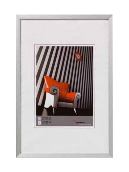 Walther Κορνίζα Τοίχου Ασημένια Chair 13x18cm - Image 2