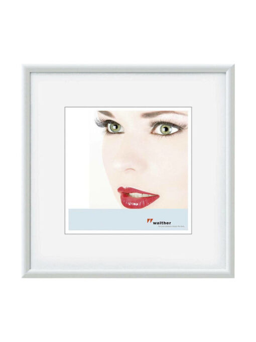 Walther Κορνίζα Τοίχου Πλαστική Galeria 40x40cm με Λευκό Πλαίσιο