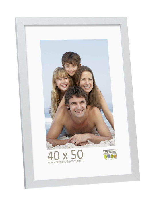 Deknudt S44CD1 Κορνίζα Ξύλινη 40x50cm Silver 6τμχ