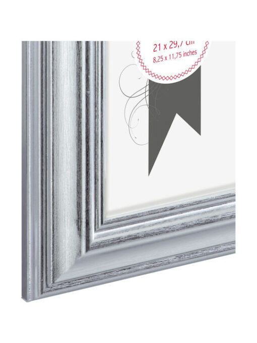 HAMA Κορνίζα Τοίχου Πλαστική Lobby 21x29,7cm με Ασημί Πλαίσιο - Image 3