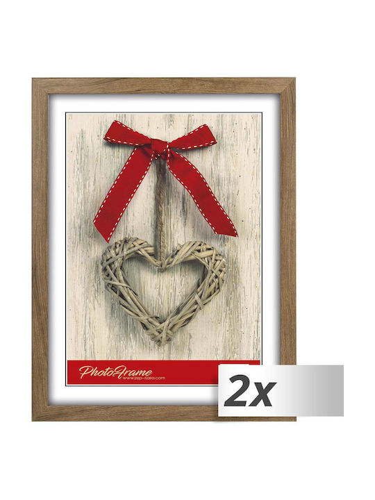 ZEP Κορνίζα Τοίχου Πλαστική S/2 10x15cm 2τμχ