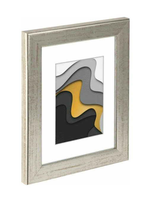 HAMA Κορνίζα Ξύλινη Vigo 40x50cm με Ασημί Πλαίσιο Silver - Image 2