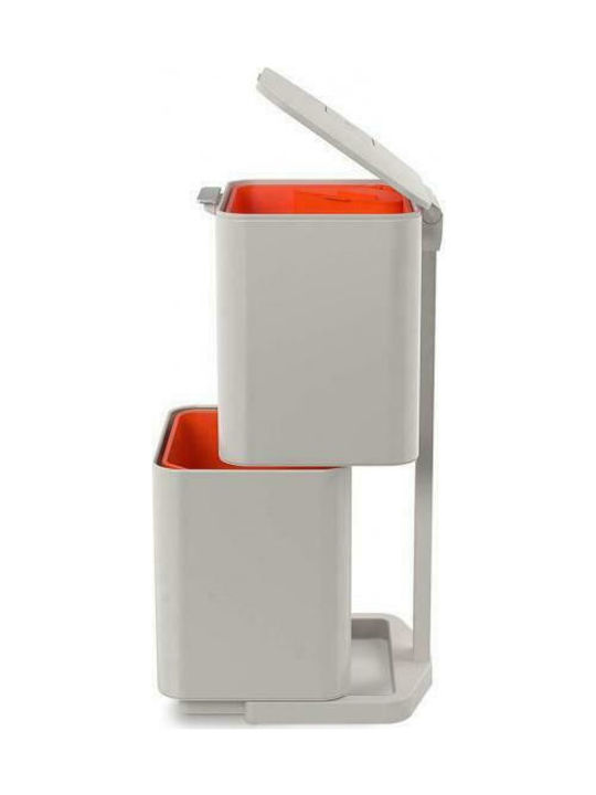 Joseph Joseph Totem Κάδος Ανακύκλωσης Πλαστικός Λευκός 60lt - Image 2