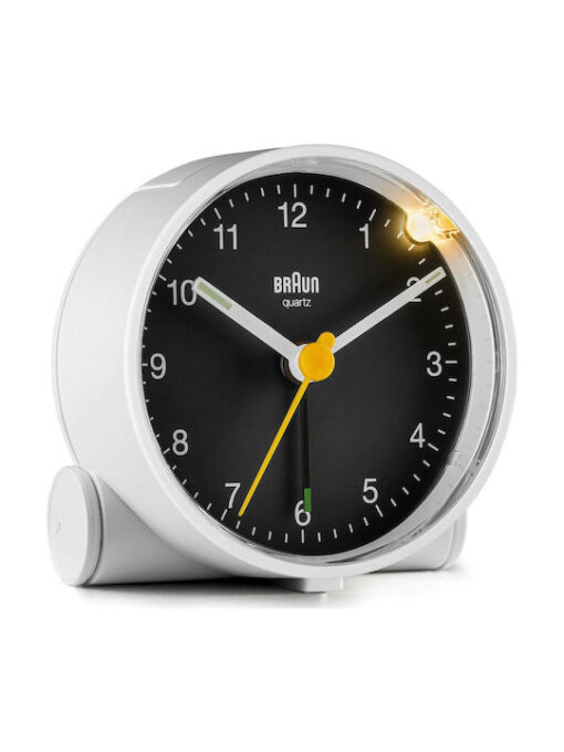 Braun BC 01 WB Επιτραπέζιο Ρολόι με Ξυπνητήρι 67006