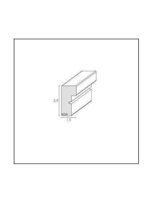Deknudt S40AK1 Κορνίζα Ξύλινη 30x40cm White - Image 3