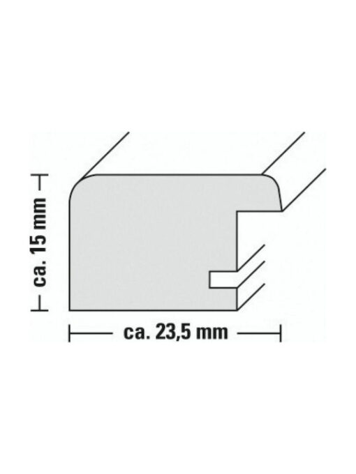 HAMA Κορνίζα Ξύλινη Vigo 20x30cm Dark Brown - Image 4