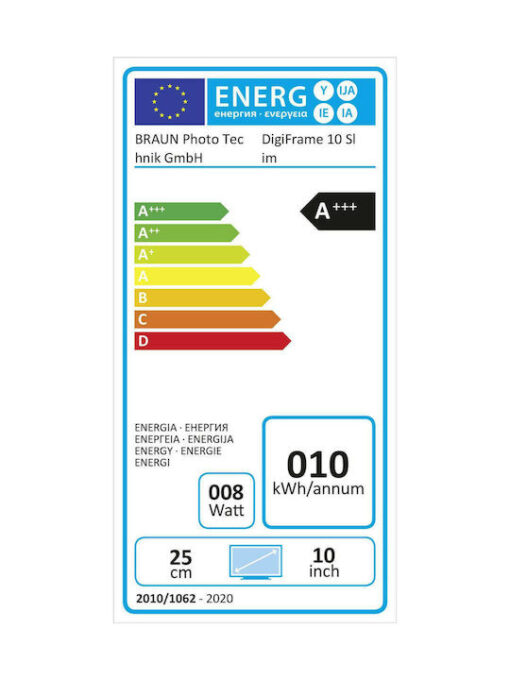 Braun Phototechnik DigiFrame 10 slim Ψηφιακή Κορνίζα LED 10.1" Ανάλυσης 1024x600 Μαύρη - Image 4
