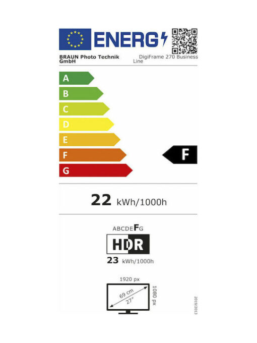 Braun Phototechnik DigiFrame 270 Business Line Ψηφιακή Κορνίζα 27" Μαύρη - Image 3