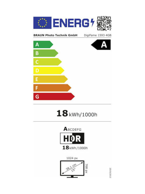 Braun Phototechnik DigiFrame 1593 Ψηφιακή Κορνίζα LED 15" Ανάλυσης 1024x768 Μαύρη - Image 3