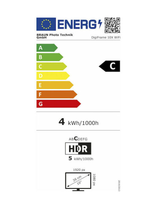 Braun Phototechnik Digiframe 10x Ψηφιακή Κορνίζα LED με Οθόνη Αφής 10.1" Ανάλυσης 1920x1200 με WiFi Ασημί - Image 5
