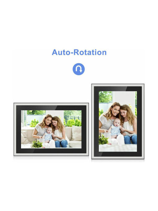 Braun Phototechnik Digiframe 10x Ψηφιακή Κορνίζα LED με Οθόνη Αφής 10.1" Ανάλυσης 1920x1200 με WiFi Ασημί - Image 4