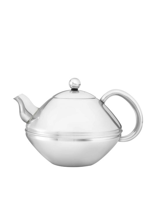 Bredemeijer Minuet Ceylon Τσαγιέρα Ανοξείδωτη σε Ασημί Χρώμα 1400ml