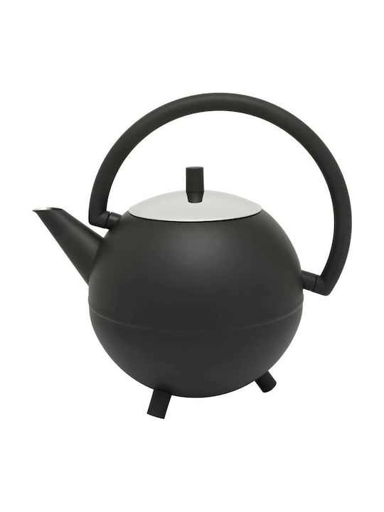 Bredemeijer Saturn Τσαγιέρα Ανοξείδωτη Black Matt 1200ml