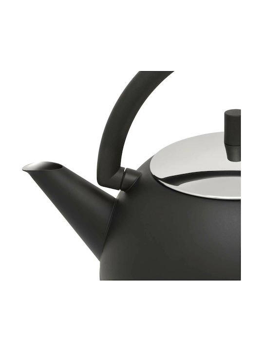 Bredemeijer Saturn Τσαγιέρα Ανοξείδωτη Black Matt 1200ml - Image 2