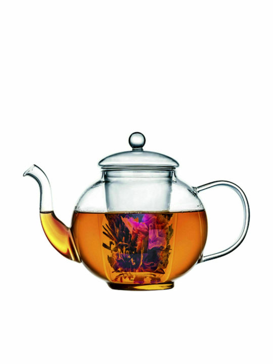 Bredemeijer Verona Single-Walled Teapot Τσαγιέρα Γυάλινη με Φίλτρο σε Διάφανο Χρώμα 1500ml