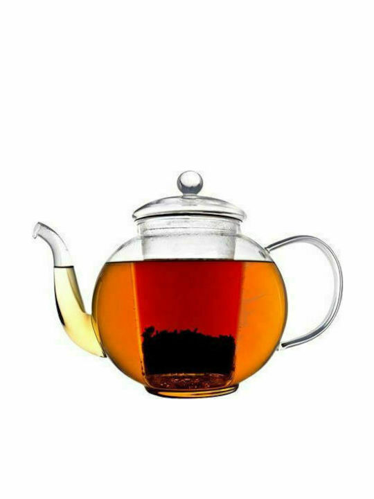 Bredemeijer Verona Single-Walled Teapot Τσαγιέρα Γυάλινη με Φίλτρο σε Διάφανο Χρώμα 1500ml - Image 2