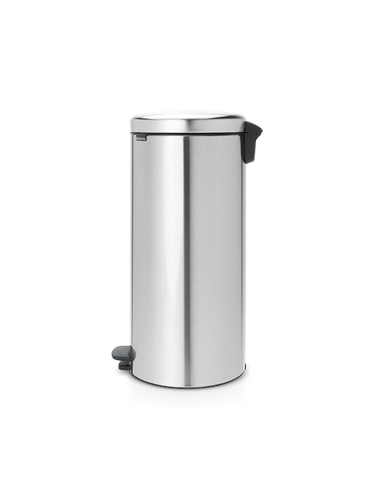 Brabantia NewIcon Κάδος Απορριμμάτων από Ανοξείδωτο Ατσάλι Matt Steel FPP με Πεντάλ 30lt - Image 3