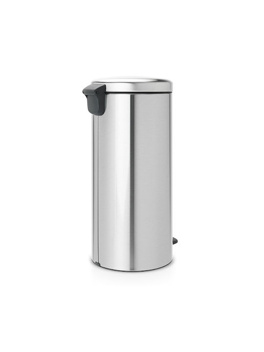 Brabantia NewIcon Κάδος Απορριμμάτων από Ανοξείδωτο Ατσάλι Matt Steel FPP με Πεντάλ 30lt - Image 4