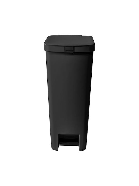 Brabantia StepUp Κάδος Απορριμμάτων Πλαστικός Dark Grey με Πεντάλ 40lt