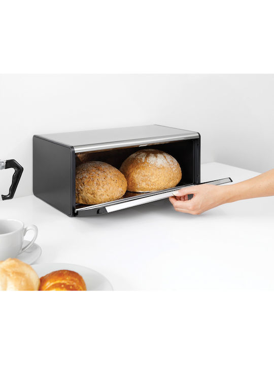 Brabantia Fall Front Ψωμιέρα με Καπάκι Μεταλλική 46.5x25x18.7cm - Image 6