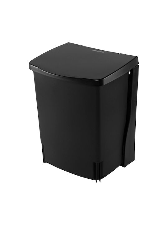 Brabantia Κάδος Απορριμμάτων Πλαστικός Μαύρος 10lt