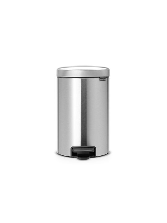 Brabantia NewIcon Κάδος Απορριμμάτων Μεταλλικός Steel Matt με Πεντάλ 12lt - Image 3