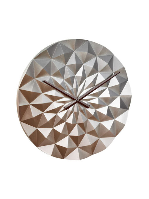TFA Diamond Ρολόι Τοίχου Πλαστικό Γκρι 44.5cm