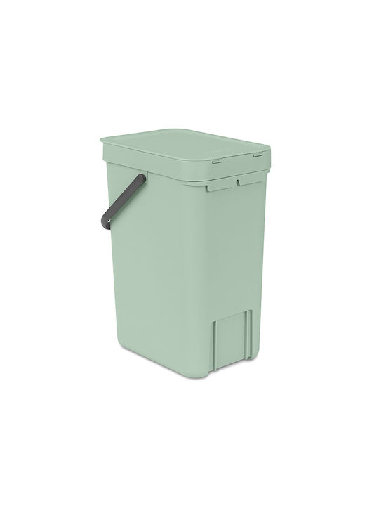 Brabantia Sort & Go Κάδος Απορριμμάτων Πλαστικός Πράσινος 12lt - Image 3