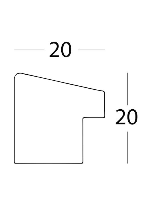 Walther Κορνίζα Τοίχου Ξύλινη 20x20cm - Image 3