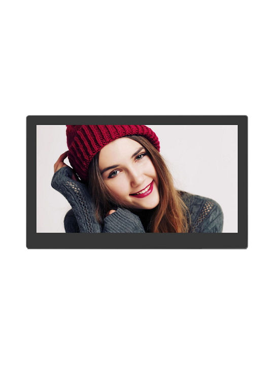 Braun Phototechnik Digiframe 1361 Ψηφιακή Κορνίζα LED 13.3" Ανάλυσης 1920x1080 Μαύρη