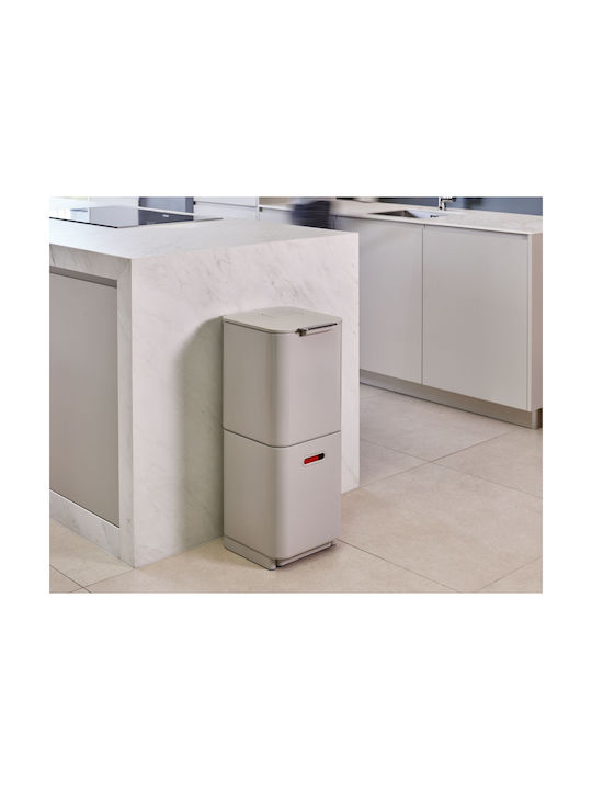 Joseph Joseph Totem Κάδος Ανακύκλωσης Πλαστικός Λευκός 60lt - Image 5
