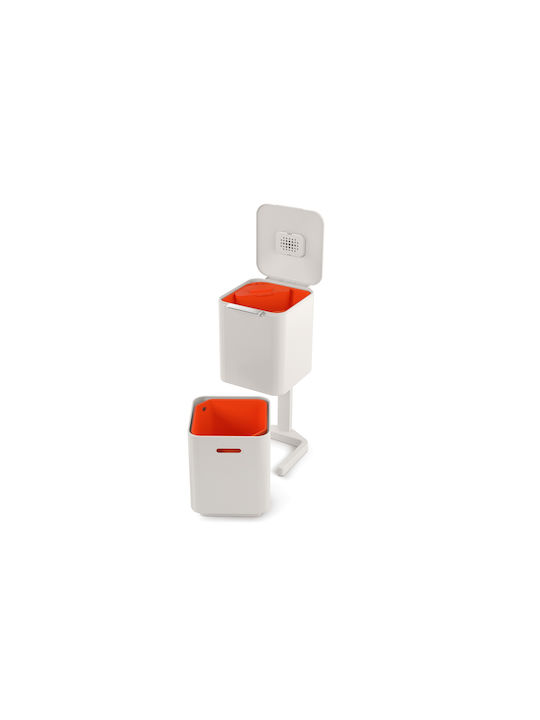 Joseph Joseph Totem Κάδος Ανακύκλωσης Πλαστικός Λευκός 60lt - Image 3