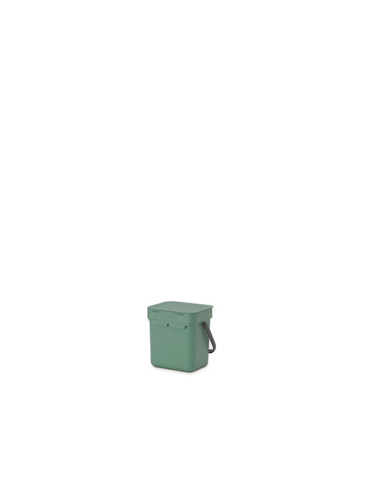 Brabantia Sort&Go Πλαστικό Καλαθάκι Μπάνιου 3lt Πράσινο - Image 6