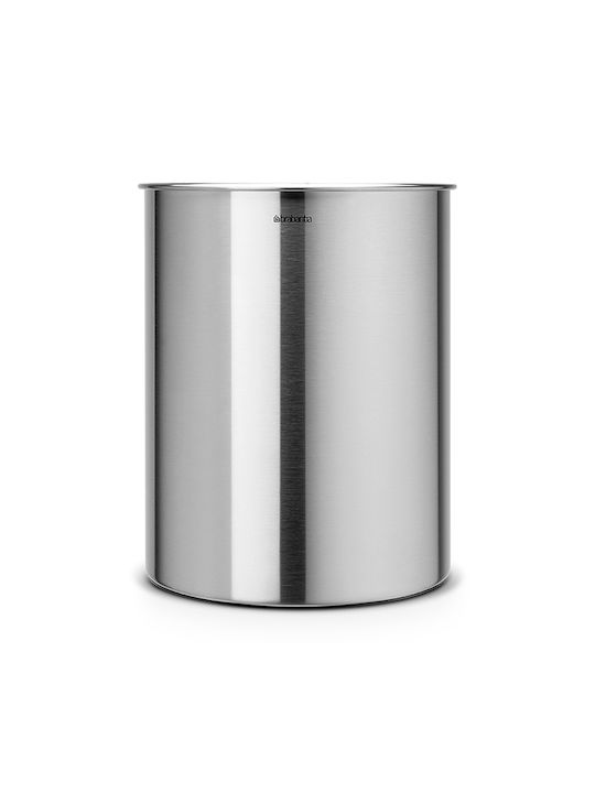 Brabantia Χάρτινο Καλάθι Αχρήστων 15lt Ασημί