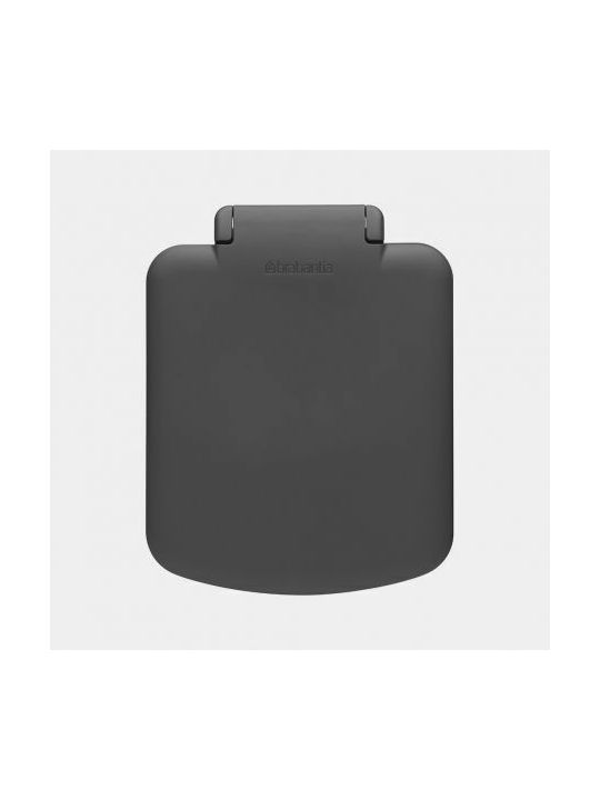 Brabantia StepUp Κάδος Απορριμμάτων Πλαστικός Dark Grey με Πεντάλ 40lt - Image 5
