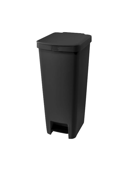 Brabantia StepUp Κάδος Απορριμμάτων Πλαστικός Dark Grey με Πεντάλ 40lt - Image 2