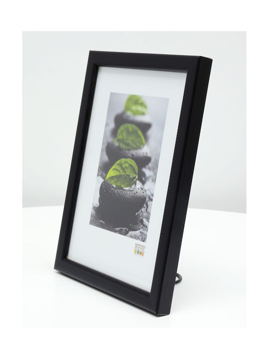 Κορνίζα Ξύλινη 21x29,7cm με Λευκό Πλάισιο - Image 3