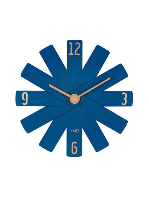 Tfa Clock In Box Blau Wanduhr