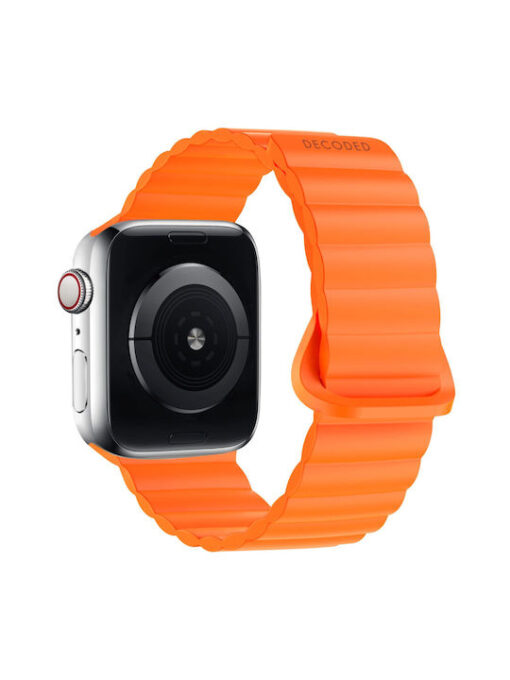 Decoded Silicone Magnet Traction Loop Λουράκι Apricot (Apple Watch 44/45/46mm/Ultra 49mm)