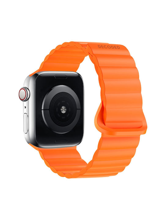 Decoded Silicone Magnet Traction Loop Λουράκι Apricot (Apple Watch 44/45/46mm/Ultra 49mm)
