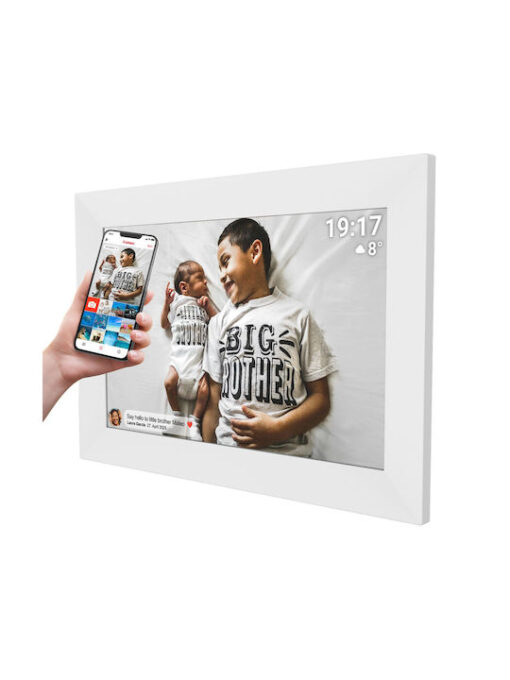 Denver Frameo Pff-1026 Ψηφιακή Κορνίζα 10.1" Ανάλυσης 1280x800 Λευκή 119101040490 - Image 2