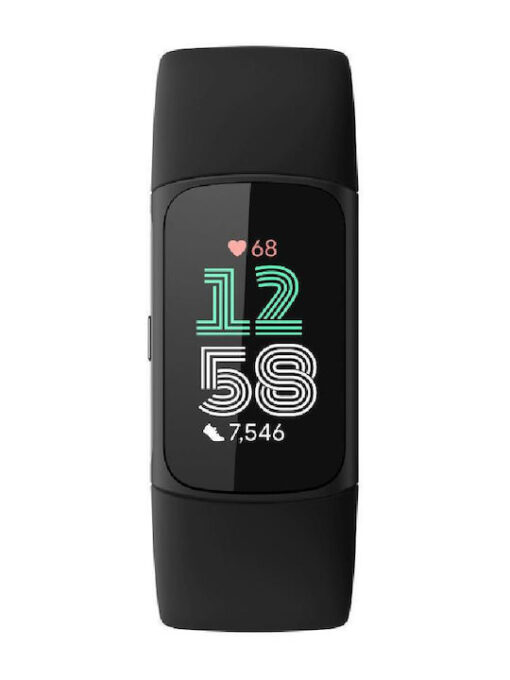 Fitbit Charge 6 με Παλμογράφο Obsidian / Black Aluminum
